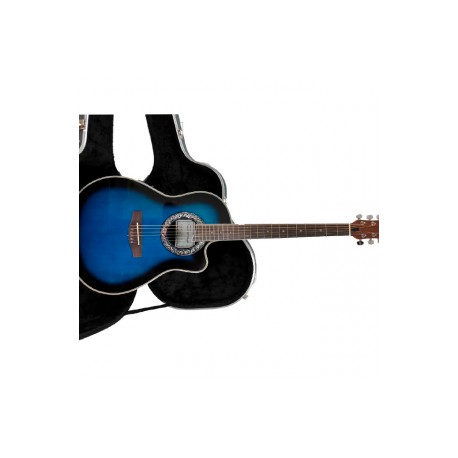 Guitarra Electroacústica Caraya Azul SP-721CEQTBLS