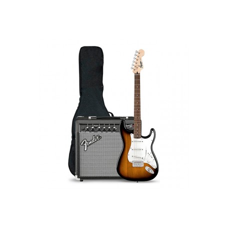 Paquete Guitarra Electrica SQUIER Stratocaster Fender