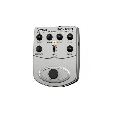 Pedal Modelador de amplificador de Bajo Behringer BDI21