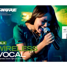 Sistema de Micrófono Inalambrico Shure BLX24/B58