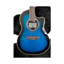 Guitarra Electroacústica Caraya Azul SP-721CEQTBLS