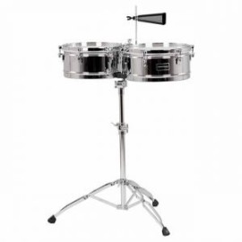 Timbales Gon Bops Fiesta 13″ y 14″ con Atril FSTB1314