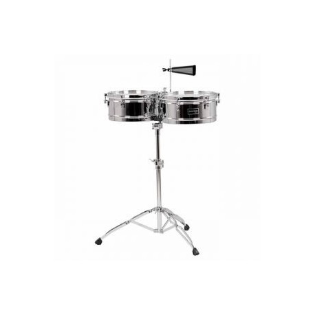 Timbales Gon Bops Fiesta 13″ y 14″ con Atril FSTB1314