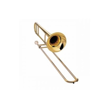 TROMBON BAJO SI BEMOL/FA BLESSING CON ESTUCHE, LAQUEADO