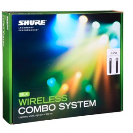 Sistema de Micrófono Inalambrico Shure BLX288/PG58