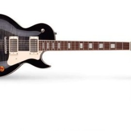 Guitarra Eléctrica Cort Classic Rock Negra Transparente CR250 TBK