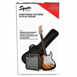 Paquete Guitarra Electrica SQUIER Stratocaster Fender