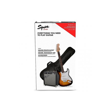 Paquete Guitarra Electrica SQUIER Stratocaster Fender