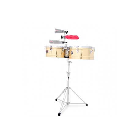 TIMBALES LP «PRESTIGE» 14″ & 15″ CON ATRIL LP1415-B