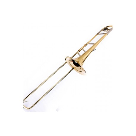 TROMBON BAJO SI BEMOL/FA BLESSING CON ESTUCHE, LAQUEADO