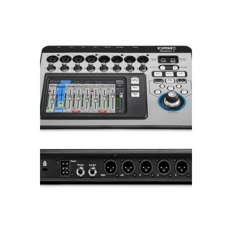 Mezcladora de audio Digital de 8 canales QSC TOUCHMIX 8